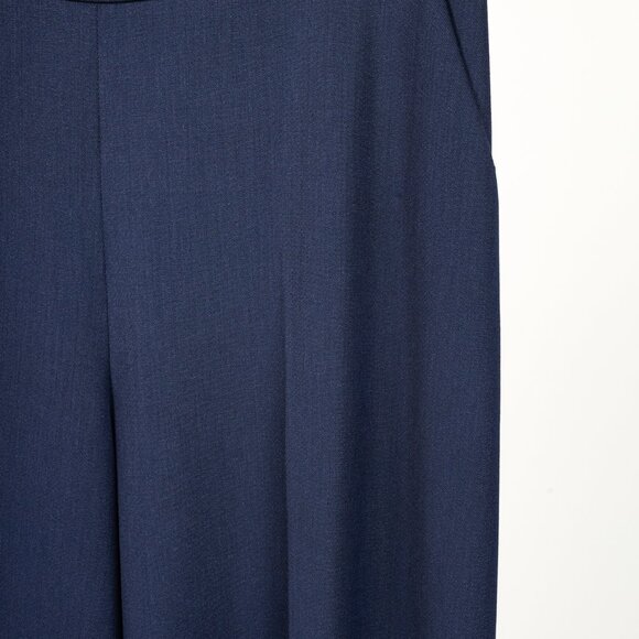 Oscar de la Renta Blue Wide Pant - Picture 5 of 9